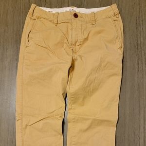 Hollister Mens Skinny Chino Khaki Pants